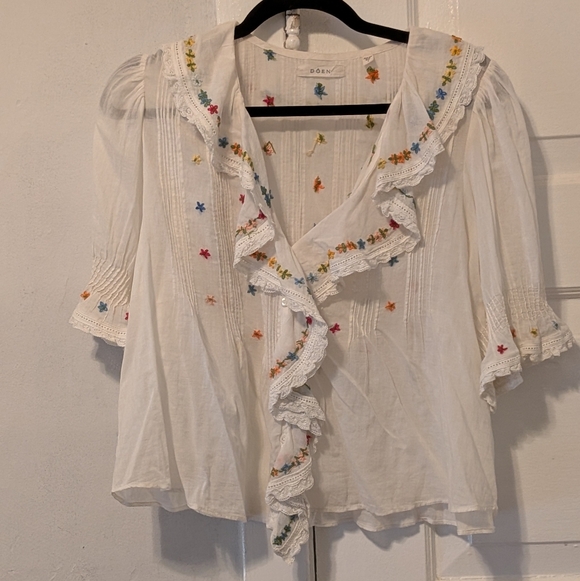 Doen Hettie Top Sea Salt Size S - Picture 9 of 9